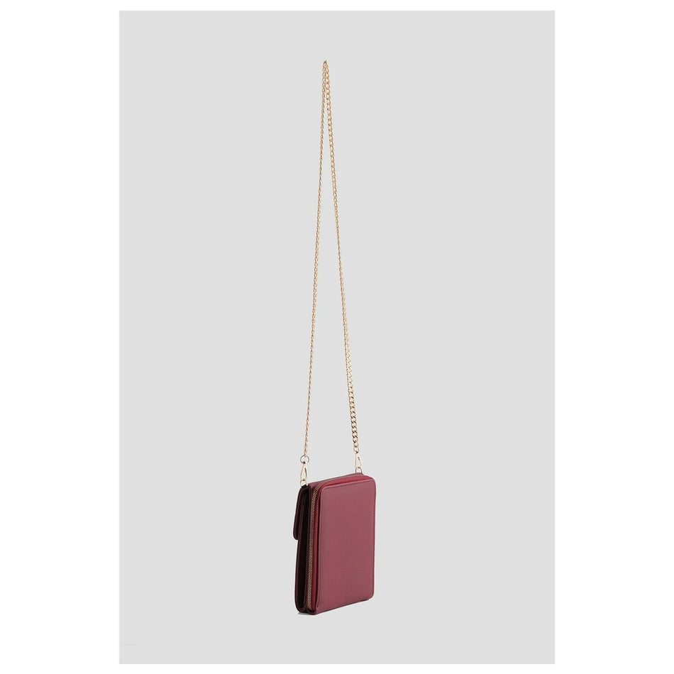 Armine Pia Leather Handbag 25YD7266 Burgundy