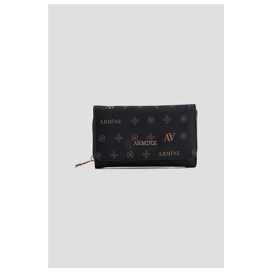 Armine Printed Wallet 25YD7012 Black