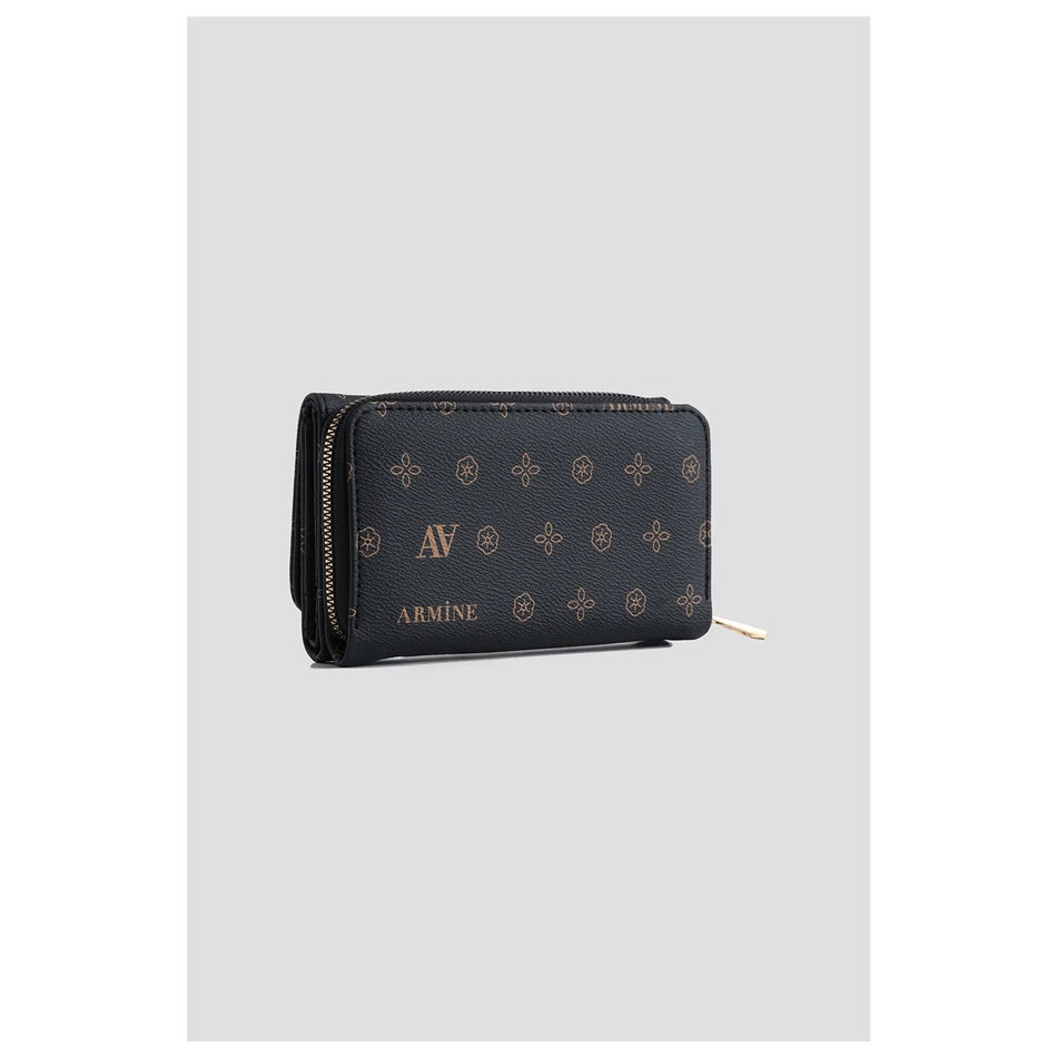 Armine Printed Wallet 25YD7012 Black