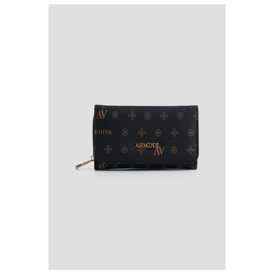 Armine Printed Wallet Black