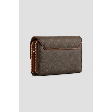 Armine Model Polka Dot Handbag Brown - MALLTURK
