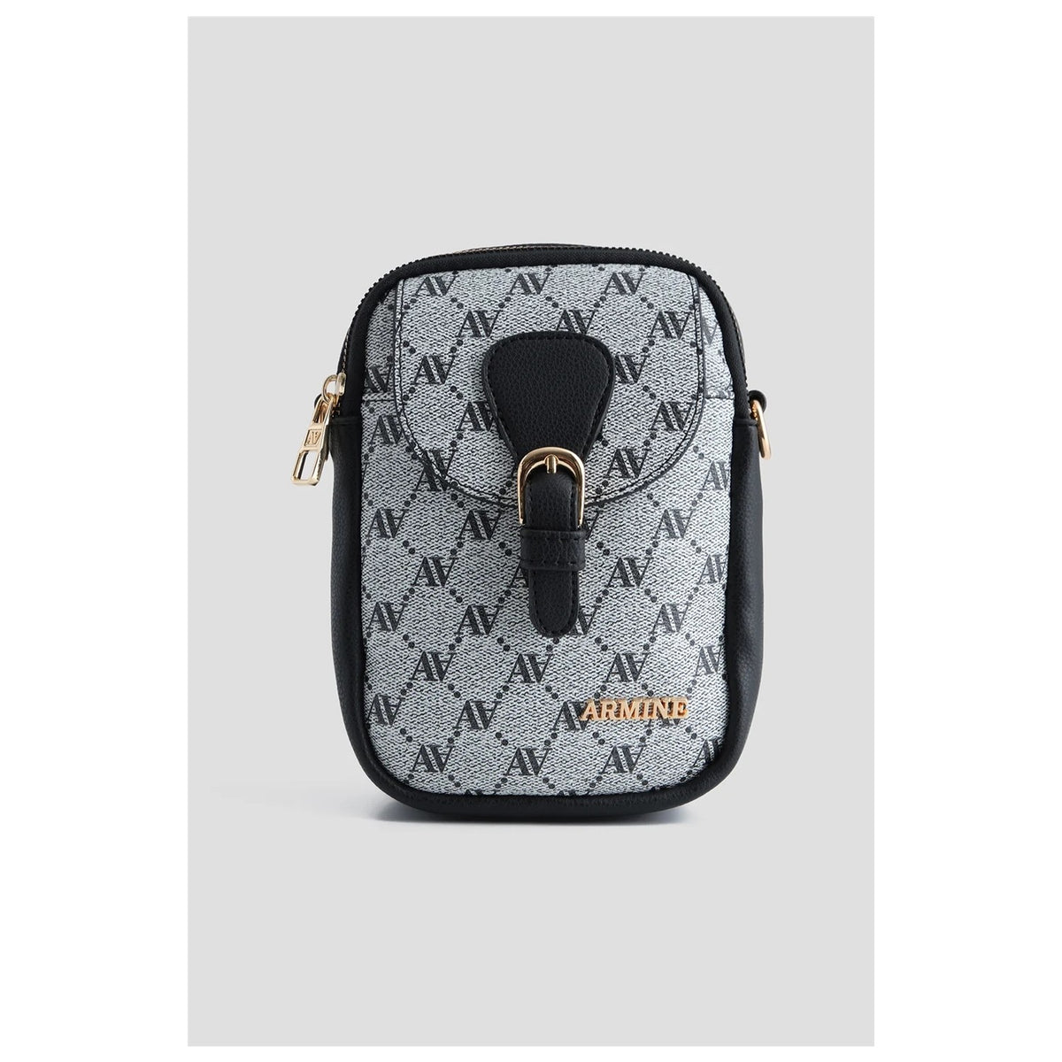 Armine Polka Dot Handbag Grey Color - MALLTURK