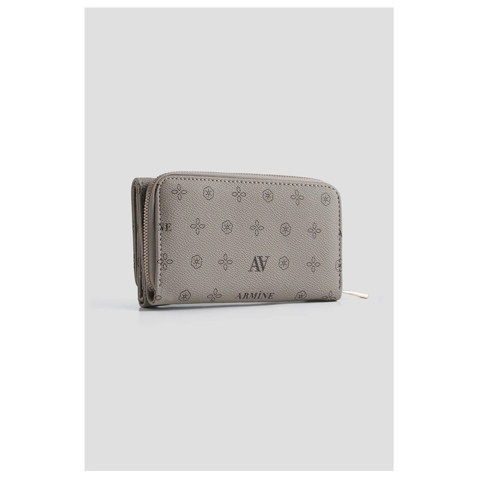 Armine Printed Wallet, Mink