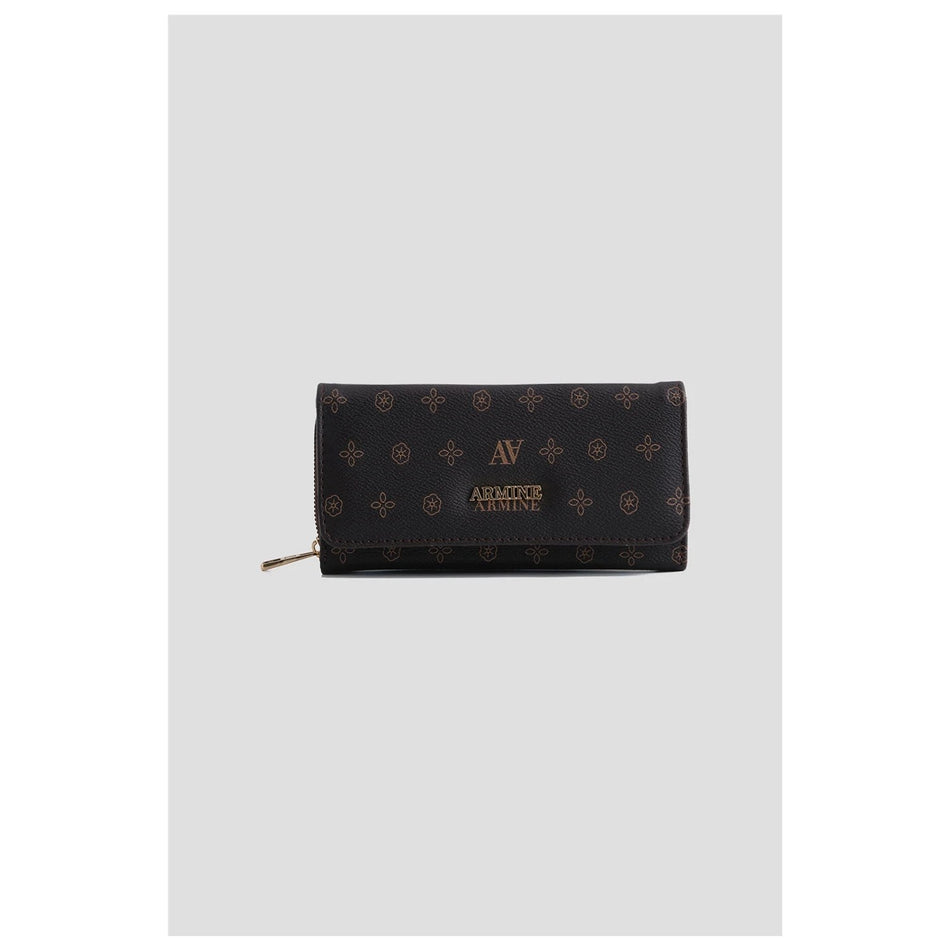 Armine Printed Wallet 25YD7013 Brown