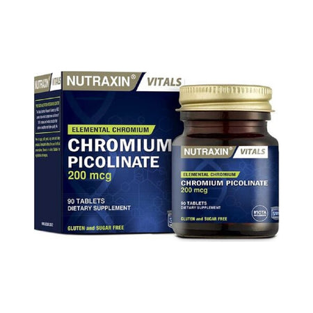 Nutraxin Chromium Picolinate 200 Mcg 90 Tablet - MALLTURK