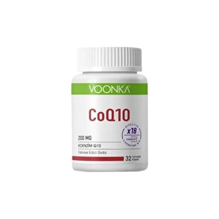 Voonka Co-Q10 200 mg 32 Softgel Coenzyme Q10 - MALLTURK