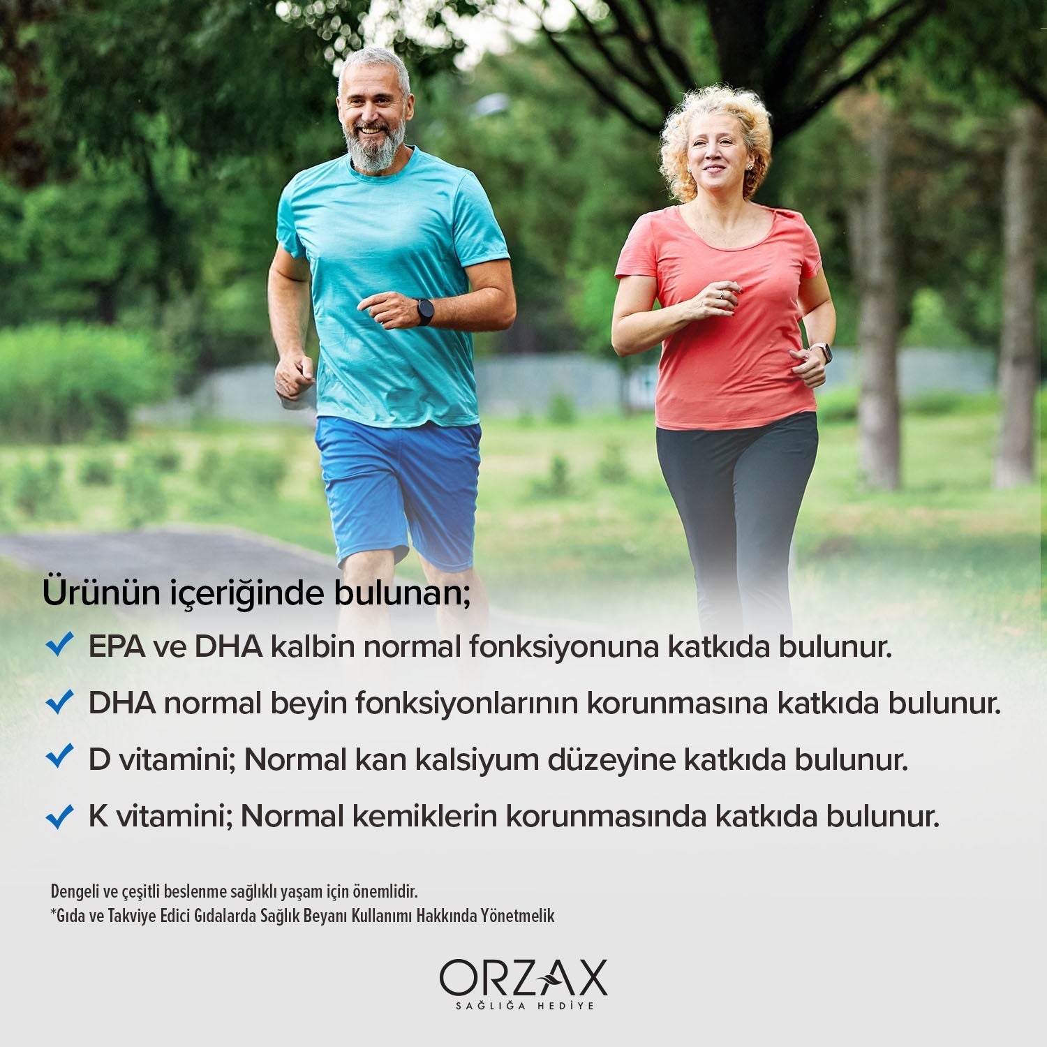 Orzax Ocean Pulse Omega 3 Fish Oil 30 Capsule - MALLTURK