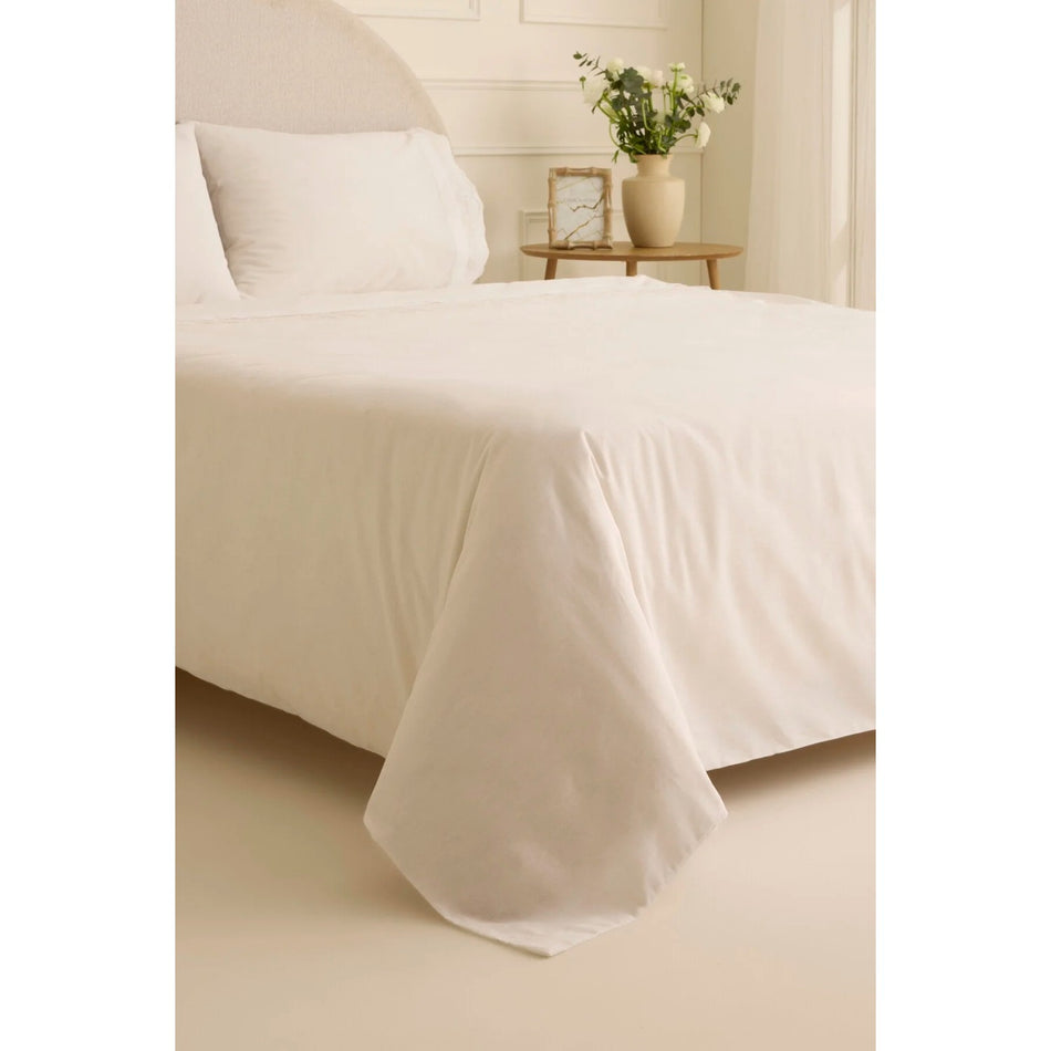 Karaca Home Velisse Lace Double Duvet Cover Set White - MALLTURK