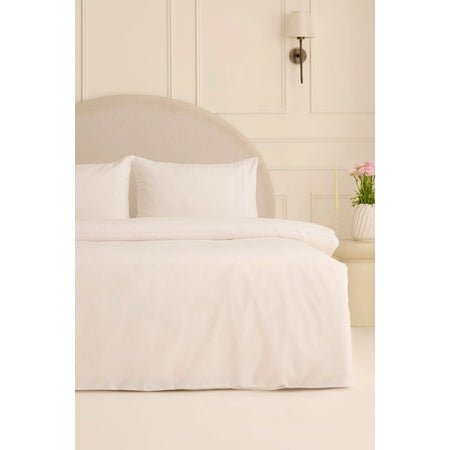 Karaca Home Ricamo Lace Double Duvet Cover Set White - MALLTURK