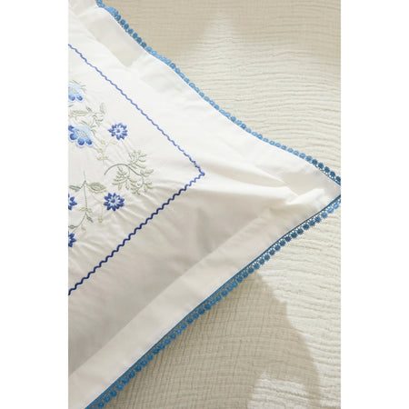 Karaca Home Noeris 100% Cotton Nish Set Double Bed Quilted Bedding Set Multicolour - MALLTURK