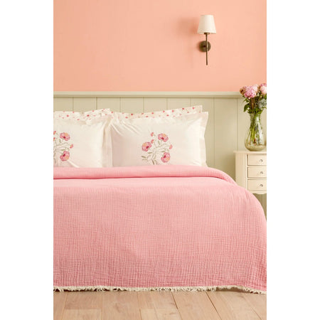 Karaca Home Alvero 100% Cotton Nish Set Double Bed Quilted Bedding Set Multicolour - MALLTURK