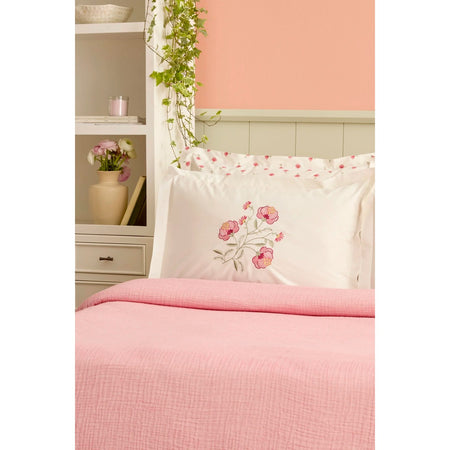Karaca Home Alvero 100% Cotton Nish Set Double Bed Quilted Bedding Set Multicolour - MALLTURK