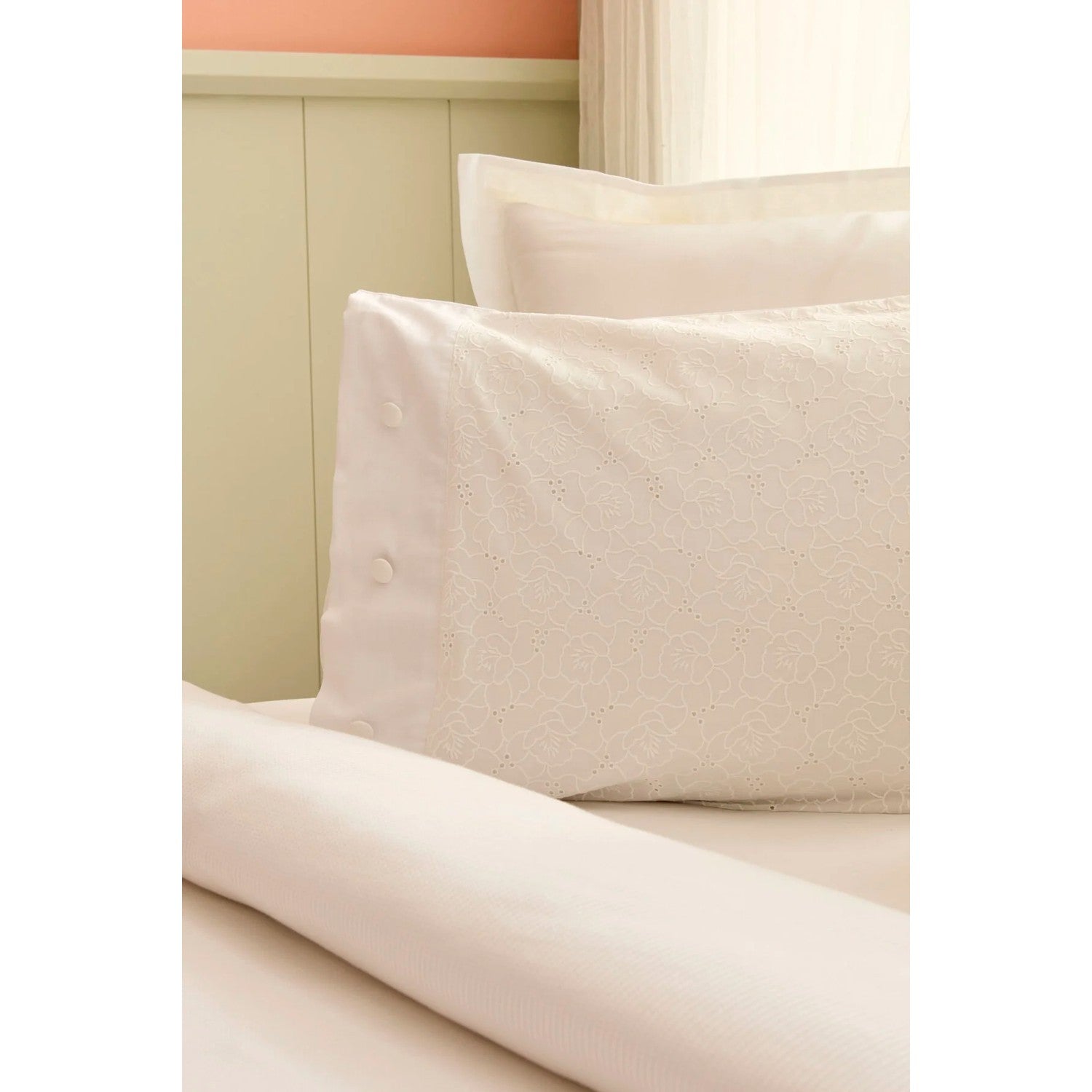 Karaca Home Rivora Nish Set Double Bed Quilt Set White - MALLTURK