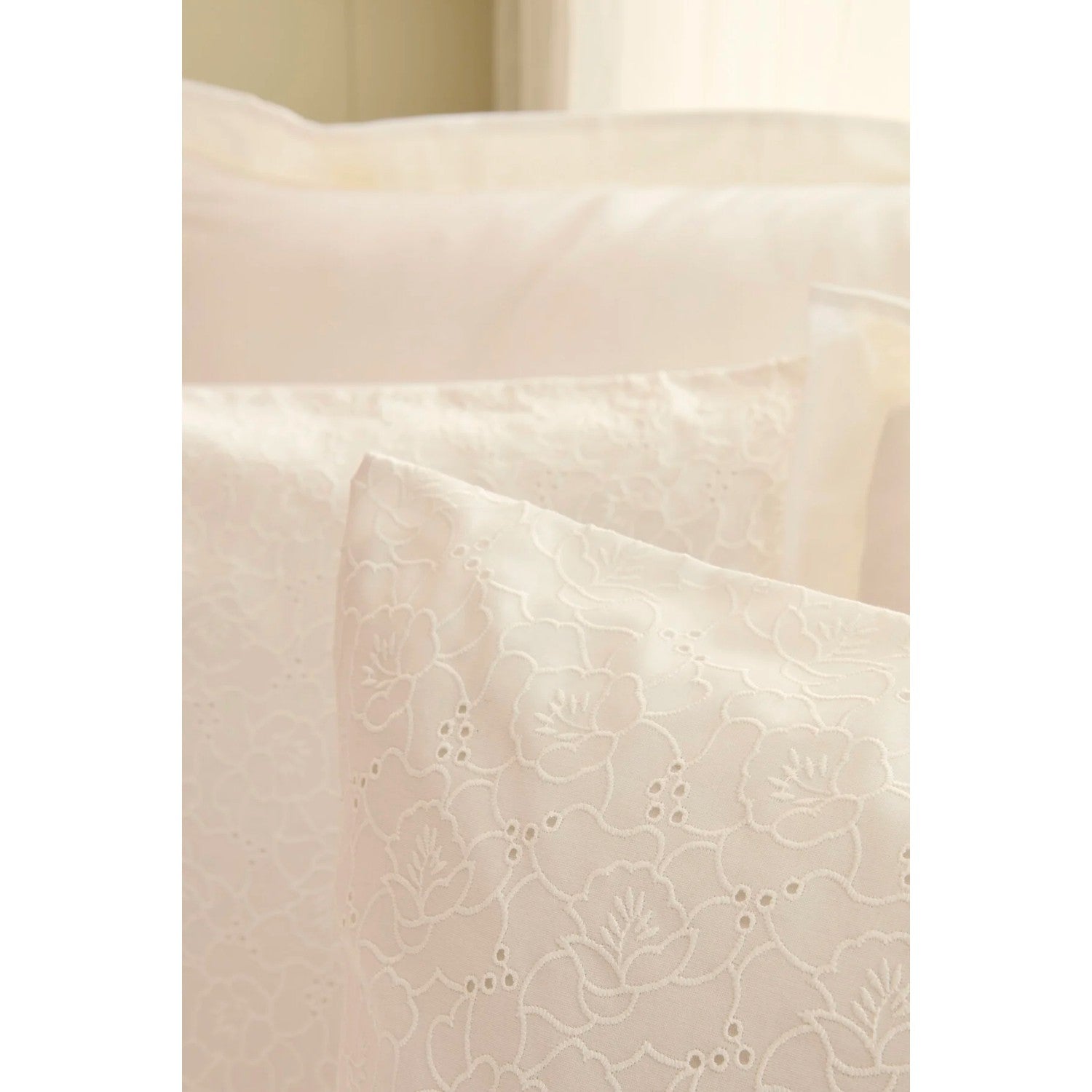 Karaca Home Rivora Nish Set Double Bed Quilt Set White - MALLTURK