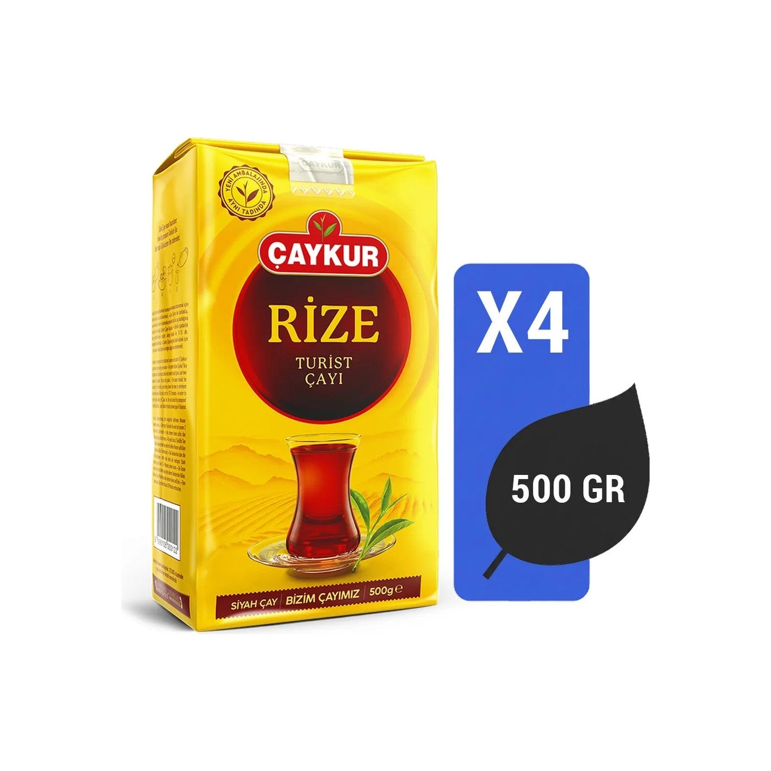 Caykur Rize Turist tea 500 g x 4 pieces - MALLTURK