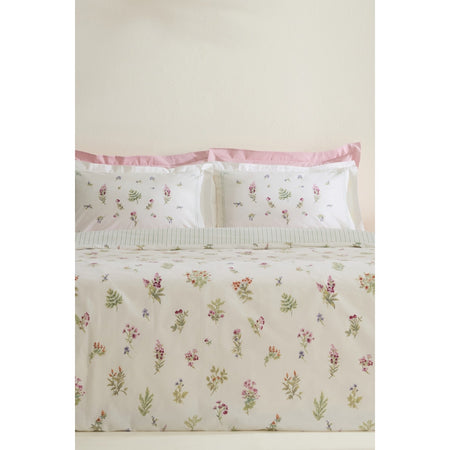 Karaca Home Le Mans 100% Cotton Single Duvet Cover Set Pink - MALLTURK