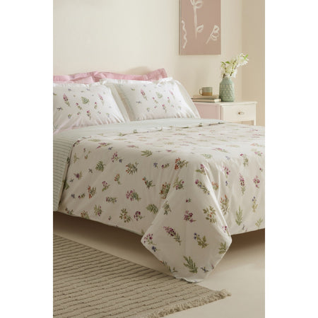 Karaca Home Le Mans 100% Cotton Single Duvet Cover Set Pink - MALLTURK