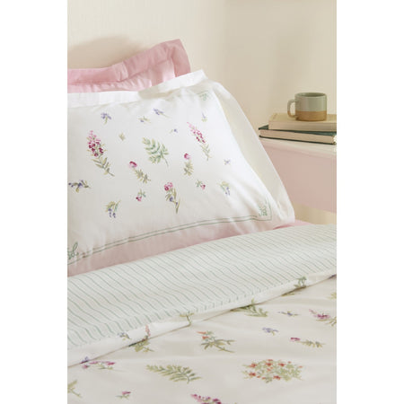 Karaca Home Le Mans 100% Cotton Single Duvet Cover Set Pink - MALLTURK