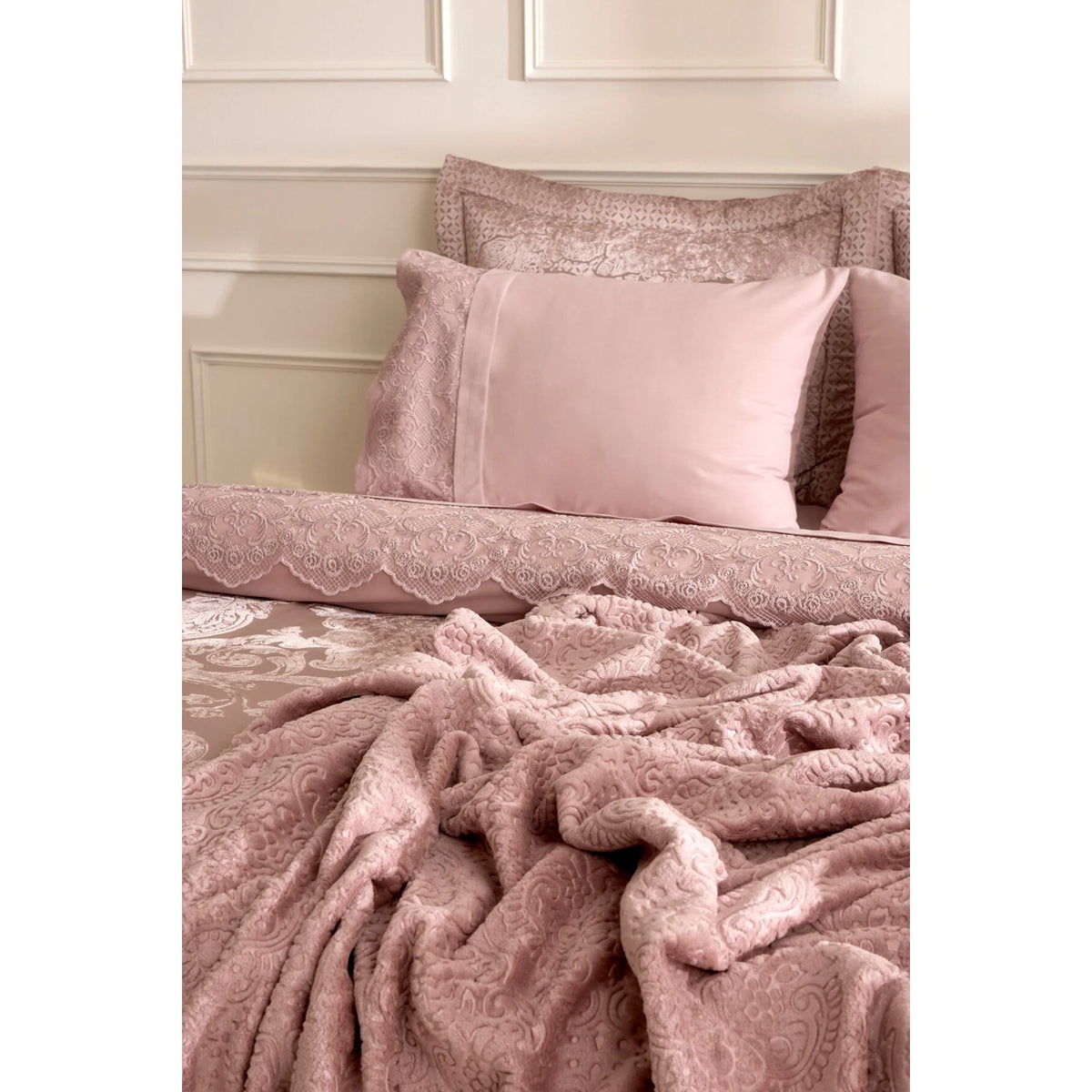 Karaca Home Valeria Best 8-Piece Bridal Set, Rose Pink - MALLTURK