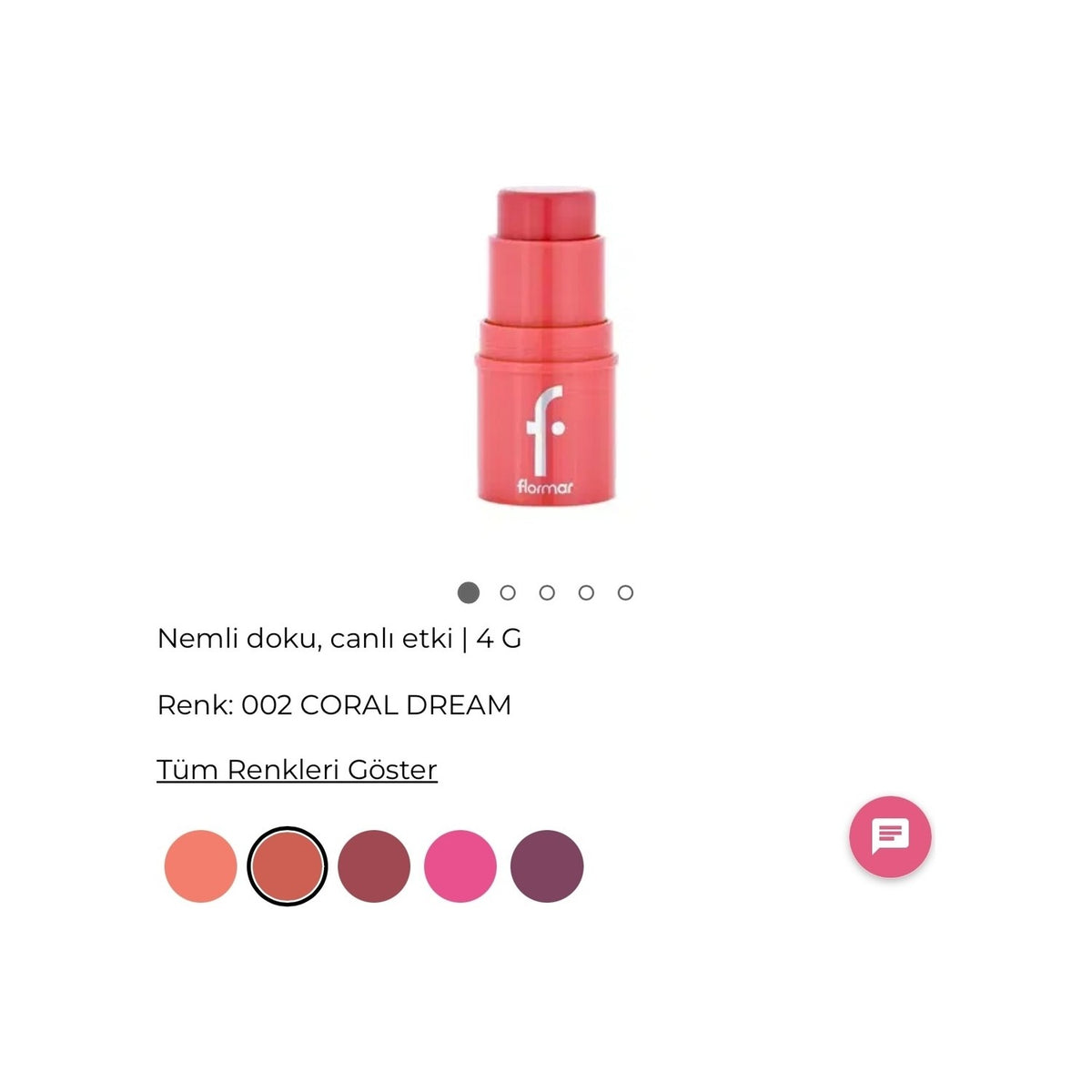 Flormar To Go Stick Blush