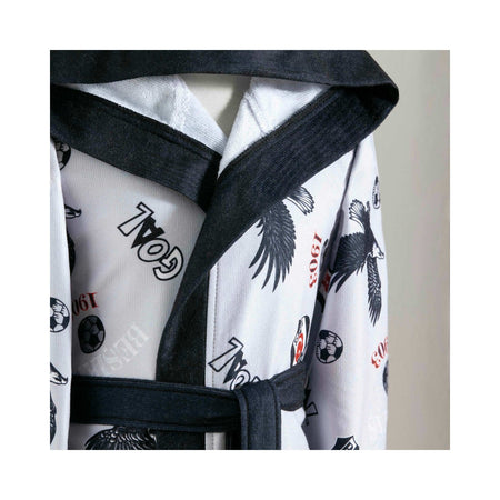 Tac Licensed Besiktas 12-14 Years Old Printed Children's Bathrobe - MALLTURK