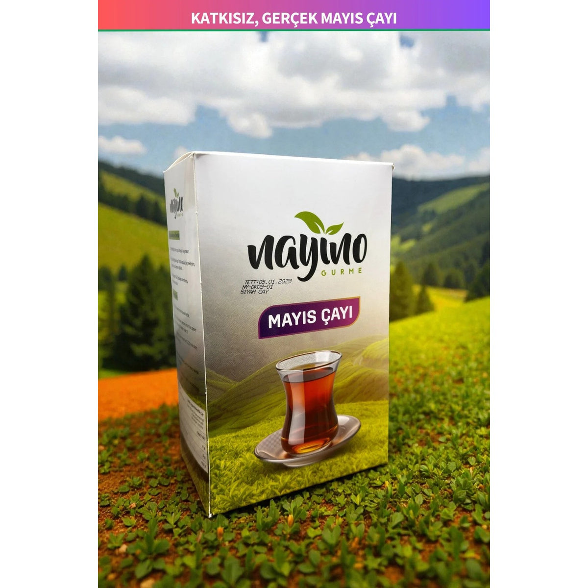NAYINO GURME 1 KG Yuksek Kalite Rize Mayis tea (2 X 500 G) - MALLTURK