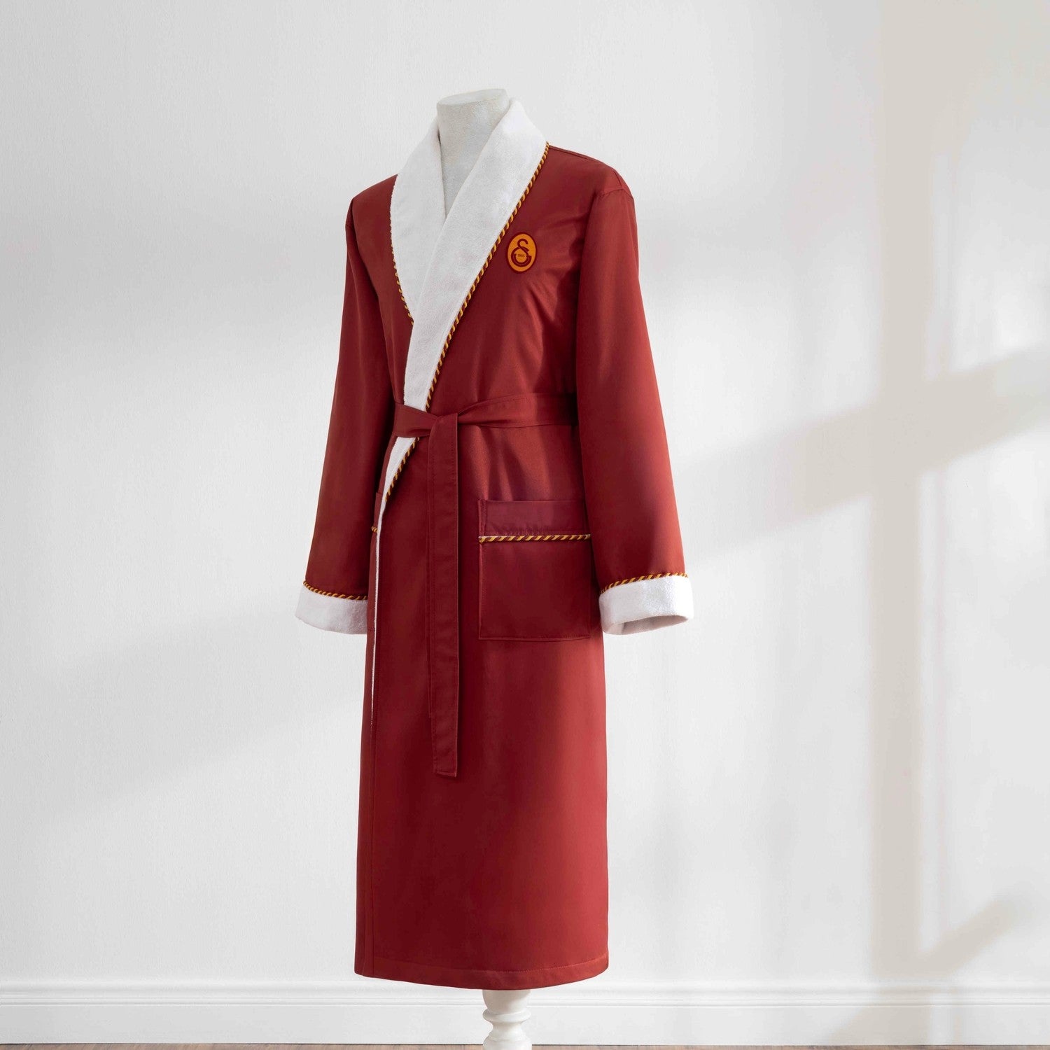 Tac Licensed Galatasaray Double Collar Cotton XL Adult Bathrobe - MALLTURK