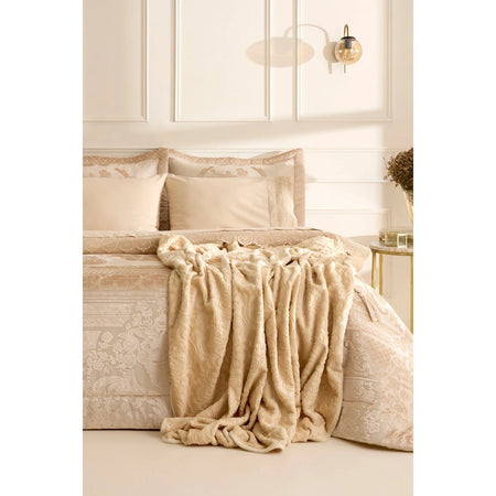 Karaca Home Valeria Queen 8-Piece Bridal Set Gold - MALLTURK
