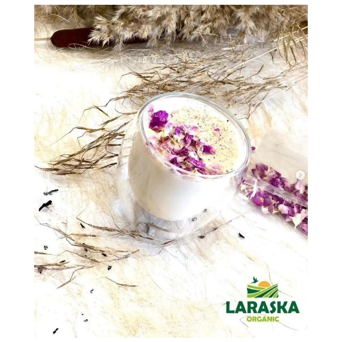 Laraska Yenilebilir dried rose petals 100 g Turkiye Menseli natural aroma with quality tea - MALLTURK
