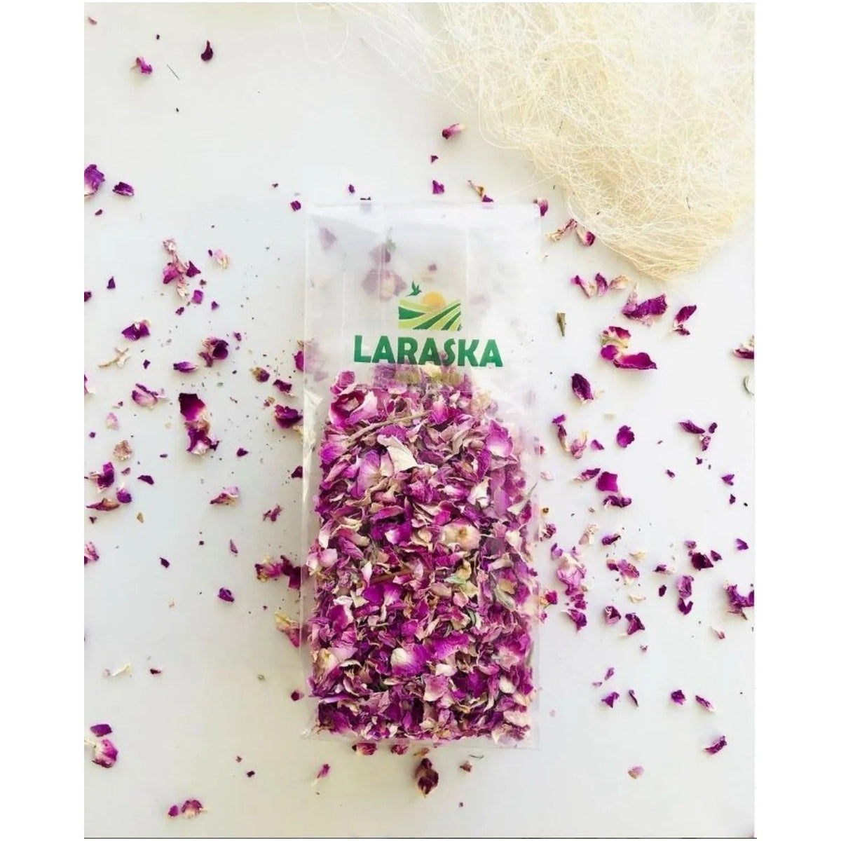 Laraska Yenilebilir dried rose petals 100 g Turkiye Menseli natural aroma with quality tea - MALLTURK