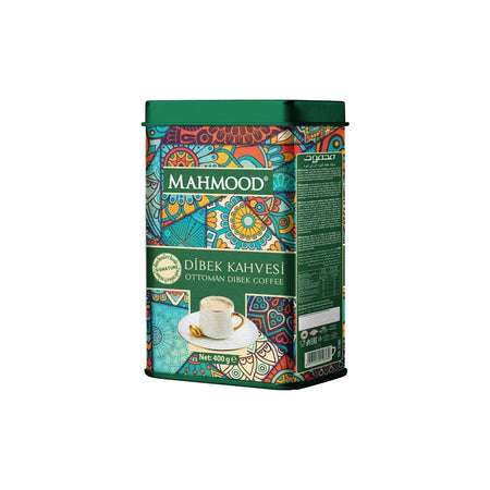 Mahmood Coffee Mahmood Dibek Coffee in a Tin Can with Measuring Spoon 400g - Medium Roast Turkish Coffee 100g - MALLTURK
