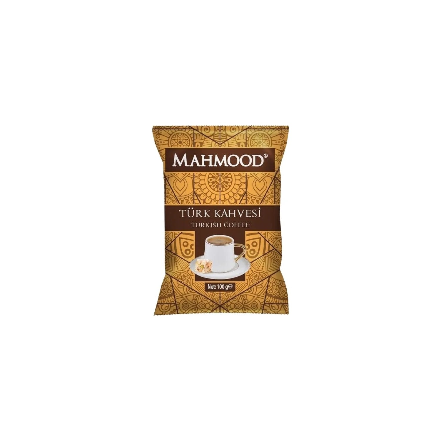 Mahmood Coffee Mahmood Dibek Coffee in a Tin Can with Measuring Spoon 400g - Medium Roast Turkish Coffee 100g - MALLTURK