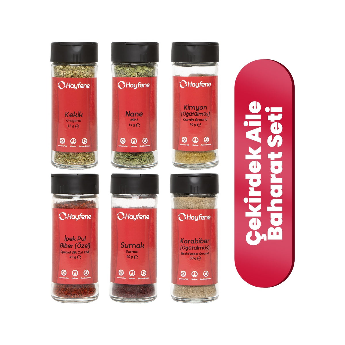 Hayfene Family Spice Set