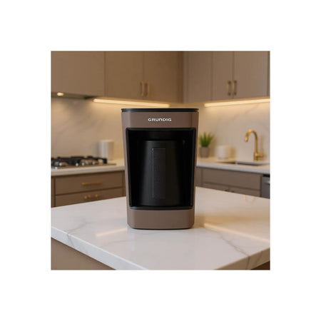 Grundig TKM 1343 K Turkish Coffee Maker, Brown, 5-Cup Capacity - MALLTURK