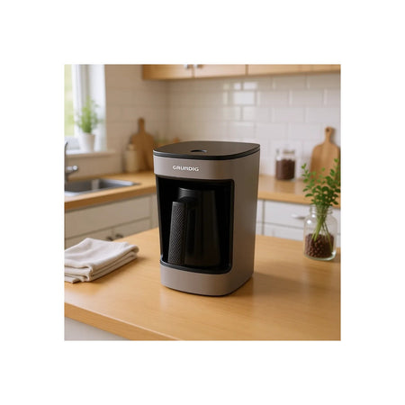 Grundig TKM 1343 K Turkish Coffee Maker, Brown, 5-Cup Capacity - MALLTURK