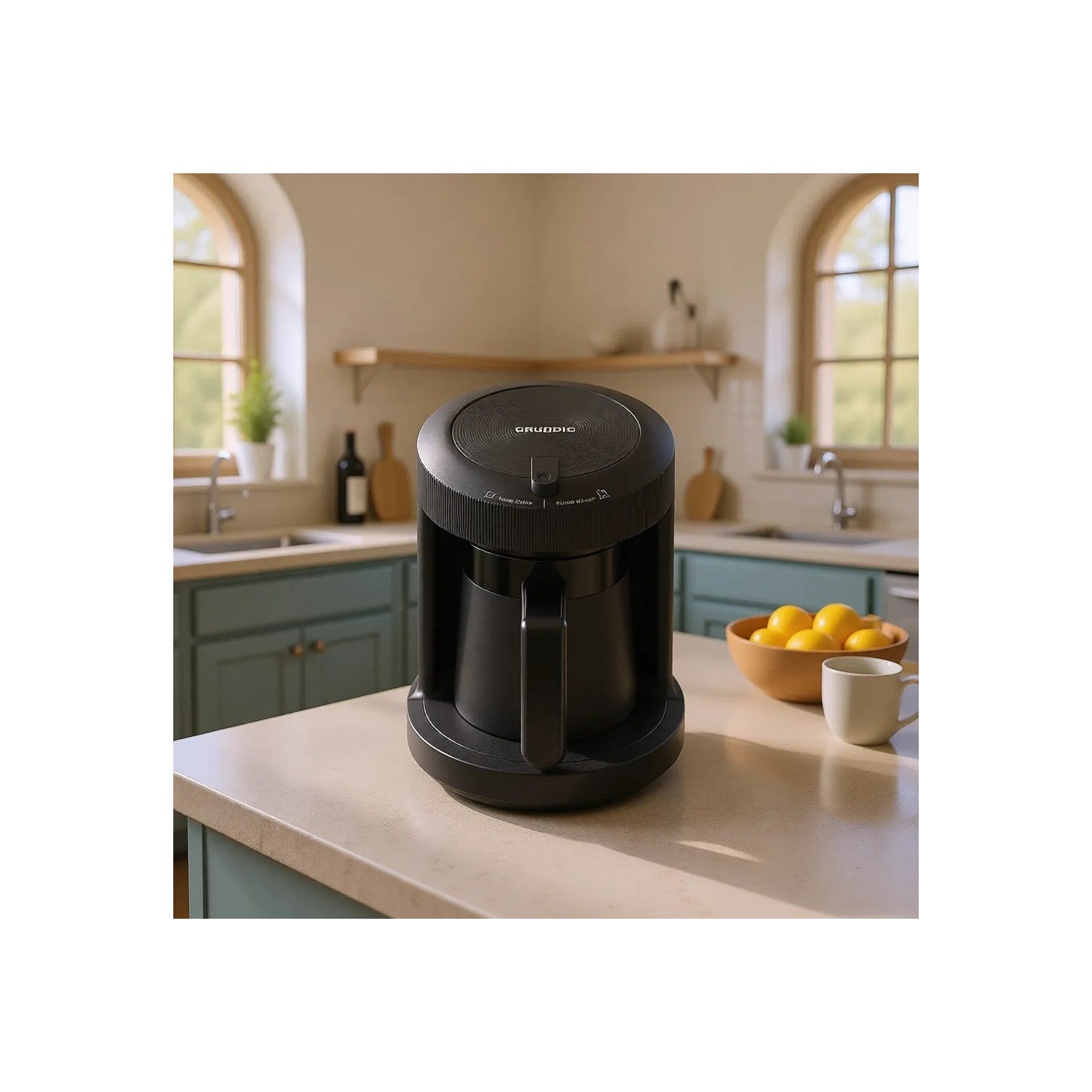 Grundig TKM 1541 B Black Turkish Coffee Maker, 4-Cup Capacity - MALLTURK