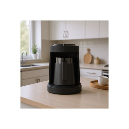 Grundig TKM 1541 B Black Turkish Coffee Maker, 4-Cup Capacity - MALLTURK