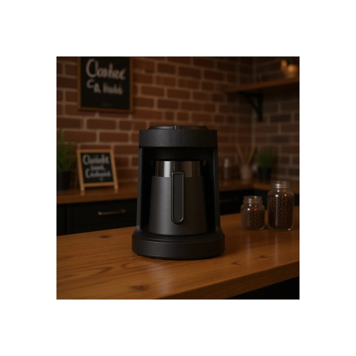 Grundig TKM 1541 B Black Turkish Coffee Maker, 4-Cup Capacity - MALLTURK