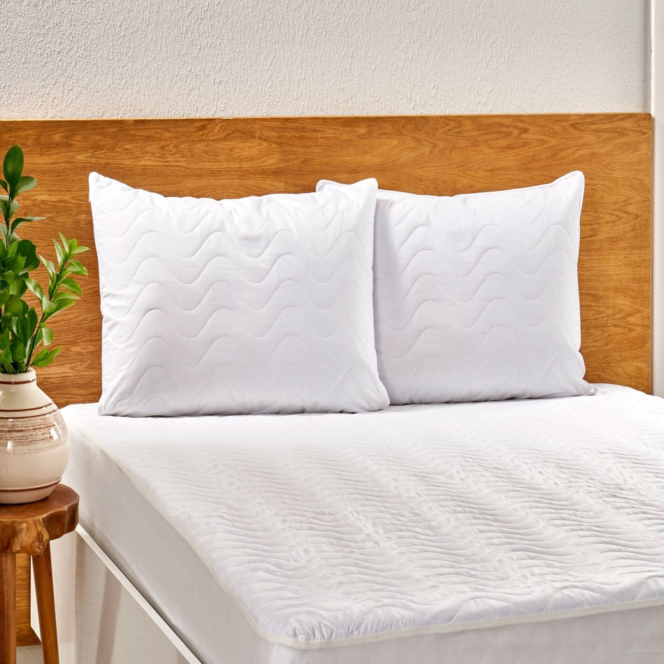 Tac soft Cotton yastik alezi 50 x 70 cm White Multicolor %100 Cotton yastik koruyucu - MALLTURK