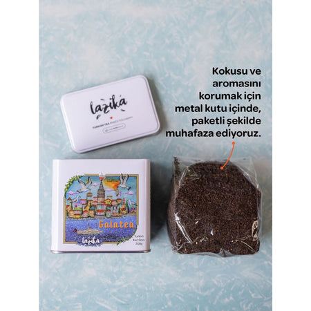 Lazika Galatea bergamot flavored black tea 200 g Metal Kutu - Erken Hasat, Hediyelik - MALLTURK
