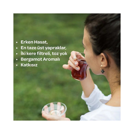 Lazika Galatea bergamot flavored black tea 200 g Metal Kutu - Erken Hasat, Hediyelik - MALLTURK