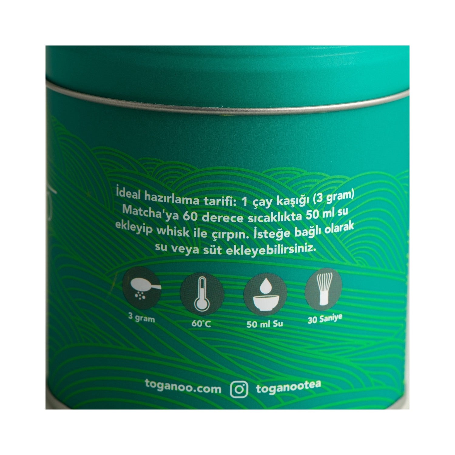 Toganoo Tea Matcha Regular Japon green tea Tozu 50 g Canli aroma and Kalite with Japonya Menseli - MALLTURK