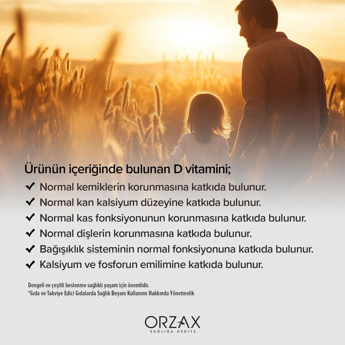 Orzax Ocean 1000 IU Vitamin D3 Drops 50ml Dietary Supplement Zeytinyagi with Zenginlestirilmis - MALLTURK