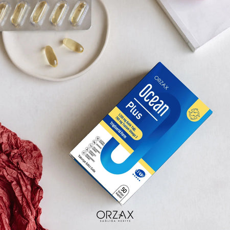 Orzax Ocean Plus 1200 mg Fish Oil 50 Capsule - MALLTURK