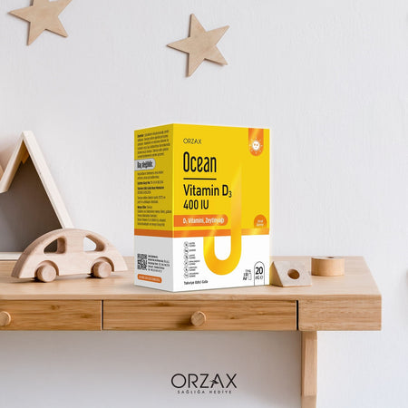 Orzax Ocean Vitamin D3 400 lU Spray 20 ml - MALLTURK