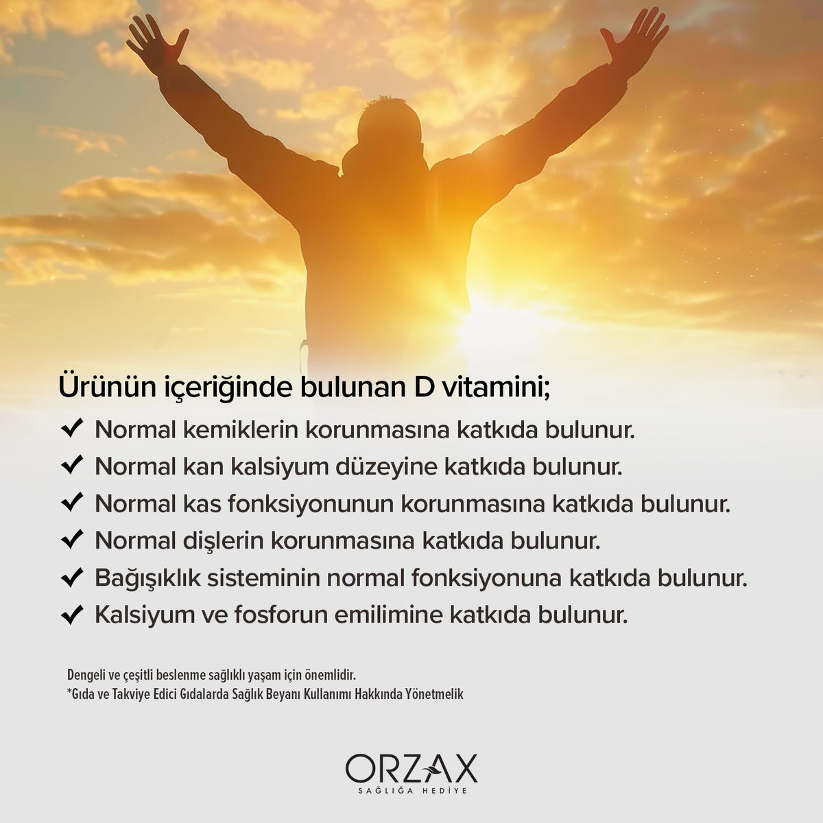 Orzax Ocean Vitamin D3 1000 lU Spray 20 ml - MALLTURK