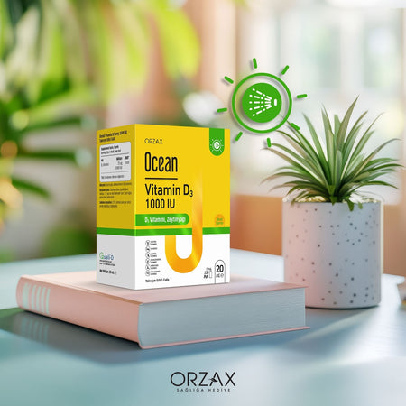 Orzax Ocean Vitamin D3 1000 lU Spray 20 ml - MALLTURK