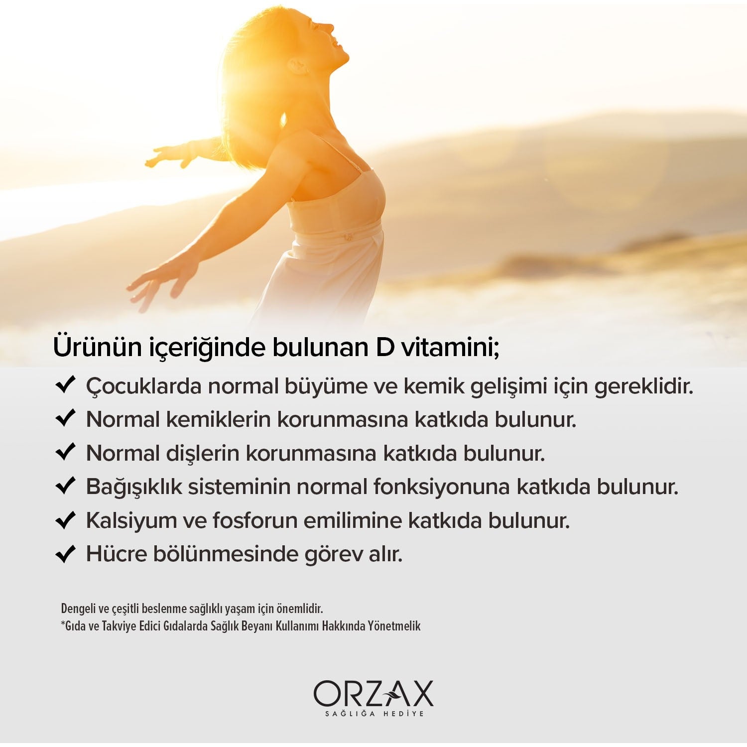 Orzax Ocean Vitamin D3 600 lU Spray 20 ml - MALLTURK