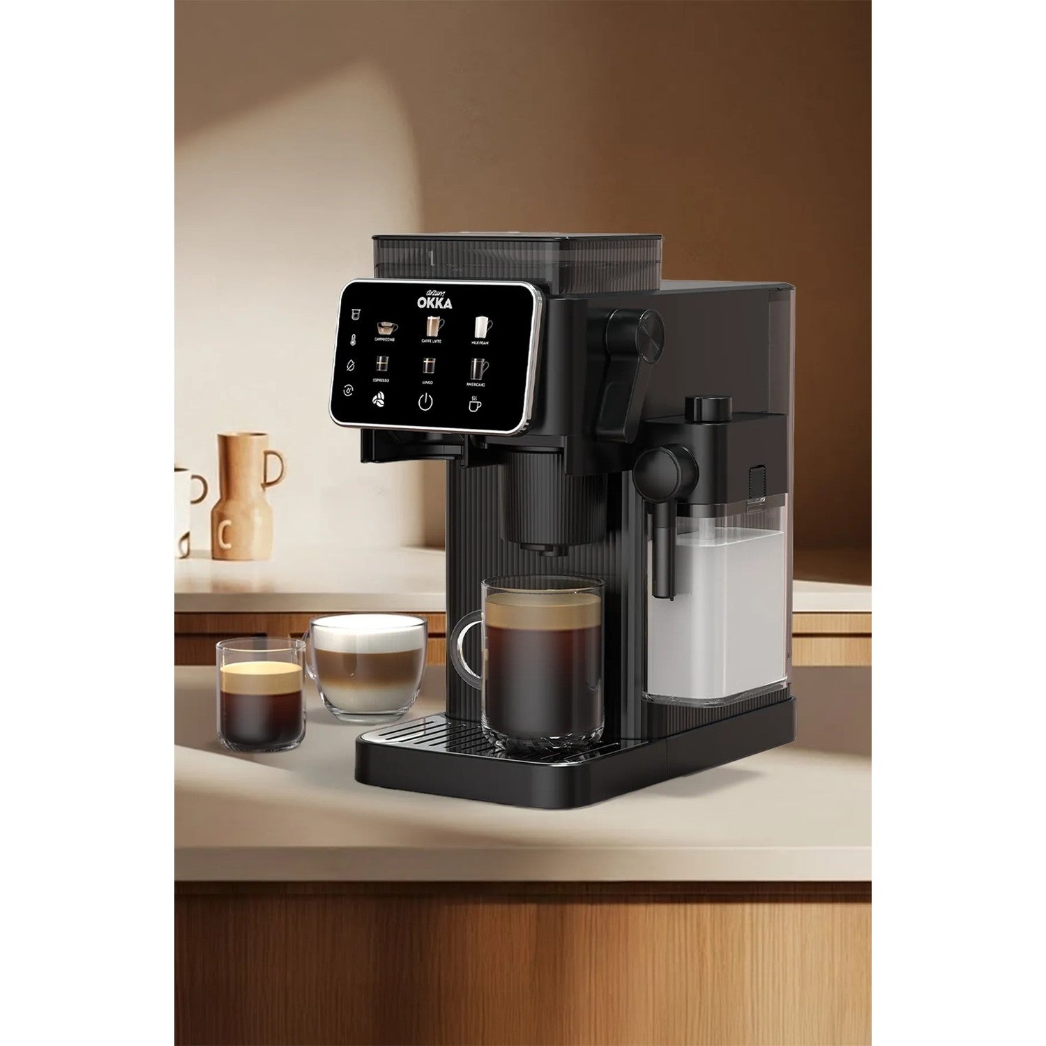 Arzum OK0047 Okka Barista Compact Automatic Espresso Machine - MALLTURK