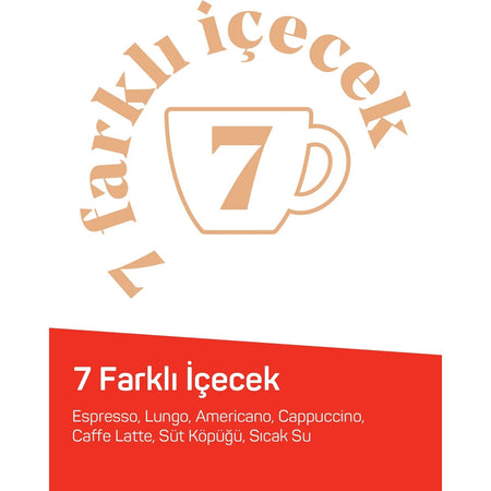 Arzum OK0047 Okka Barista Compact Automatic Espresso Machine - MALLTURK
